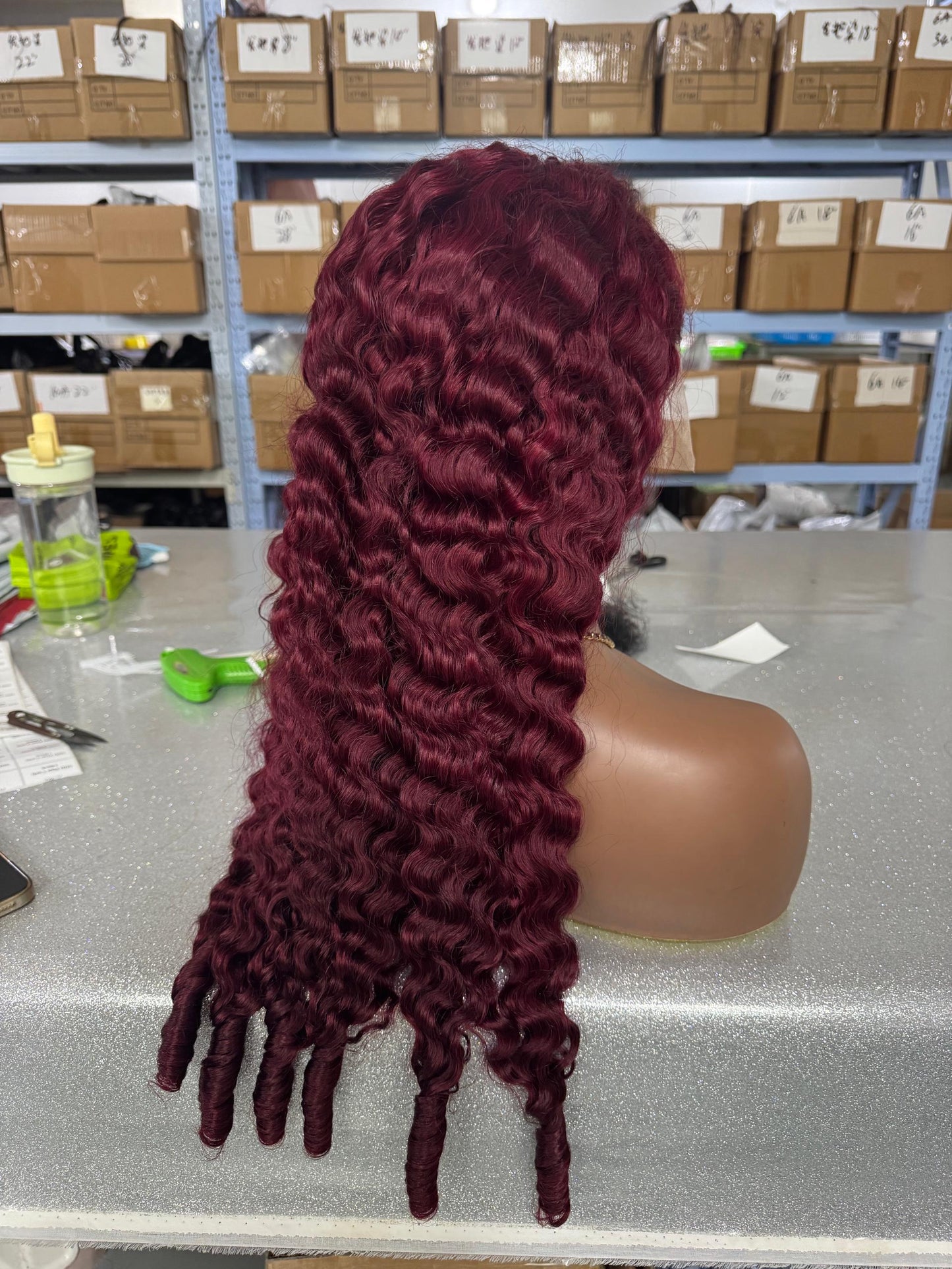 99J Burgundy HD Transparent Lace Front Wig – 13x4 Pre-Plucked Body Wave