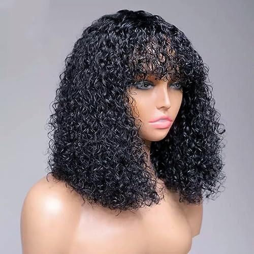 2x4 Curly Fringe Wig (Human Hair)