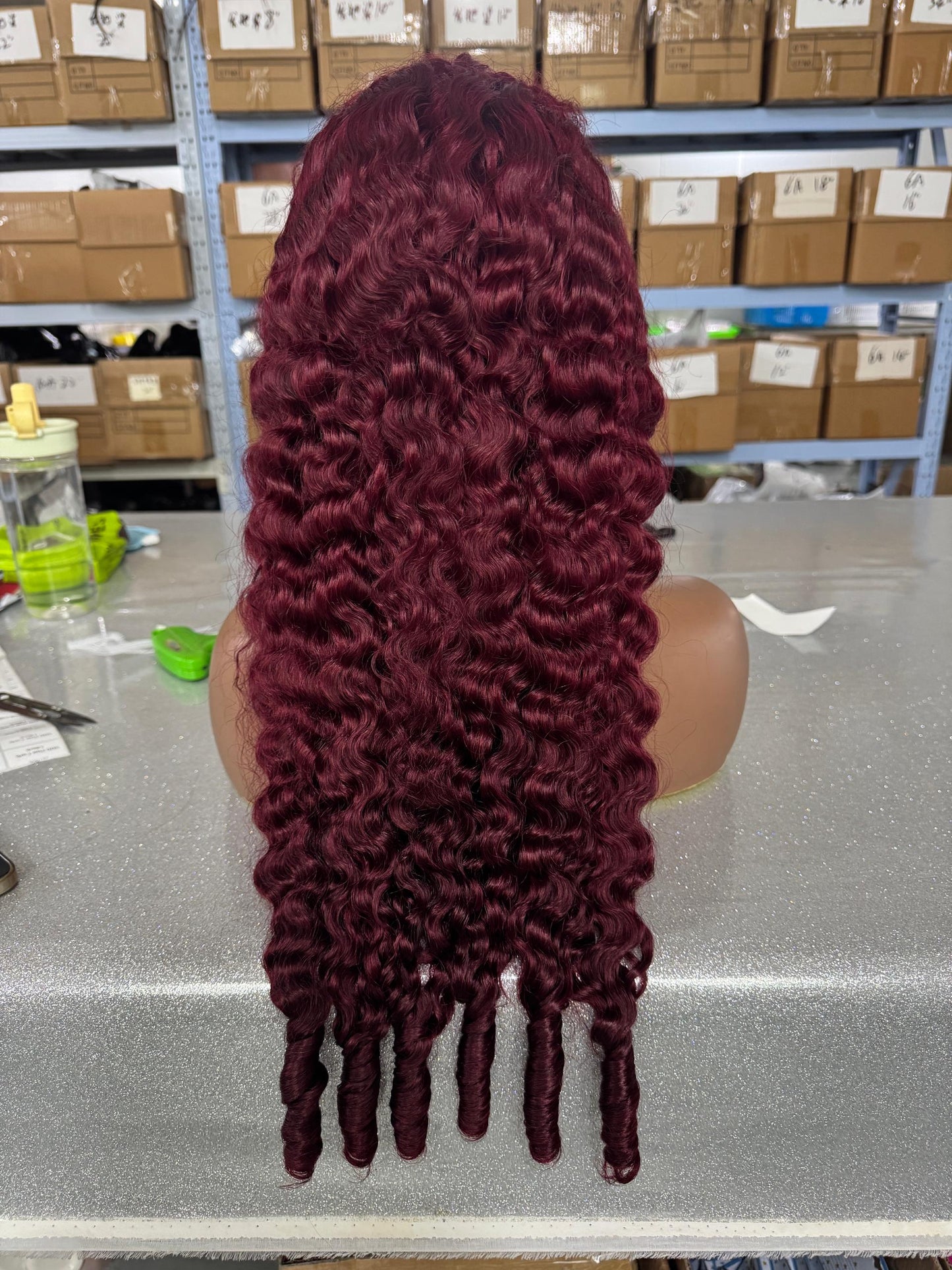 99J Burgundy HD Transparent Lace Front Wig – 13x4 Pre-Plucked Body Wave