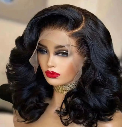 Raw Indian Bob Hair HD Lace Front Wig - 100% Glueless Full Lace