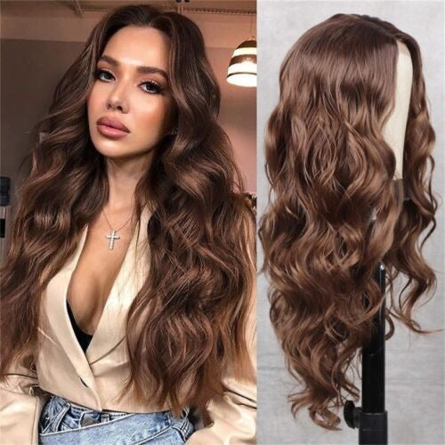 Wavy Brown Synthetic Wig