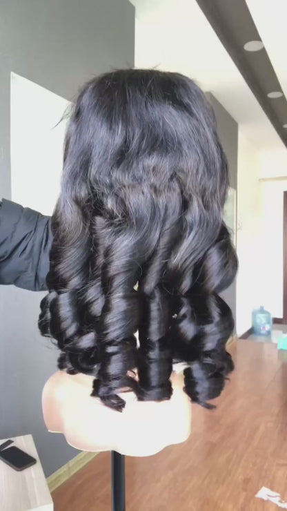 Wholesale Raw Indian Hair 13x4 Lace Front Wig – Loose Body Wave HD Lace